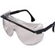 Uvex Safety Astro OTG 3001 Safety Glasses - Clear Lens - Black Frame - Scratch Resistant, Adjustable, Adjustable Temple, Comfort