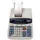 Victor 2640-2 12 Digit Heavy Duty Commercial Calculator - Dual Color Print - Dot Matrix - 4.6 lps - Clock, Date, Big Display - 1