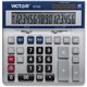 Victor 16-Digit Desktop Calculator - Extra Large Display, Angled Display, 3-Key Memory, Automatic Power Down, Dual Power, Batter