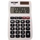 Victor 700 Pocket Calculator - Large LCD, Easy-to-read Display, Rubber Keytop, Dual Power - 8 Digits - LCD - Battery/Solar Power