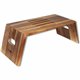 Victor High Rise Portable Folding Laptop Desk - 10 lb Load Capacity - 8.8" Height - Desk - Acacia Wood, Plywood - Natural