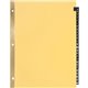 Business Source A-Z Black Leather Tab Index Dividers - 26 Printed Tab(s) - Character - A-Z - 8.5" Divider Width x 11" Divider Le