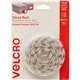 VELCRO 90090 General Purpose Sticky Back - 0.63" Dia - Adhesive Backing - Dispenser Included - For Glass, Metal, Plastic, Wood, 