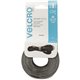 VELCRO One Wrap Thin Cable Ties - Cable Tie - Black, Gray - 30 - 25 lb Loop Tensile - 15" Length