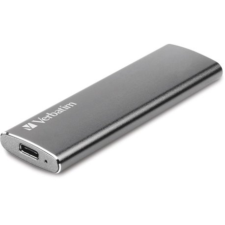 Verbatim 240GB Vx500 External SSD, USB 3.1 Gen 2 - Graphite - Notebook Device Supported - USB 3.1 Type C - 500 MB/s Maximum Read