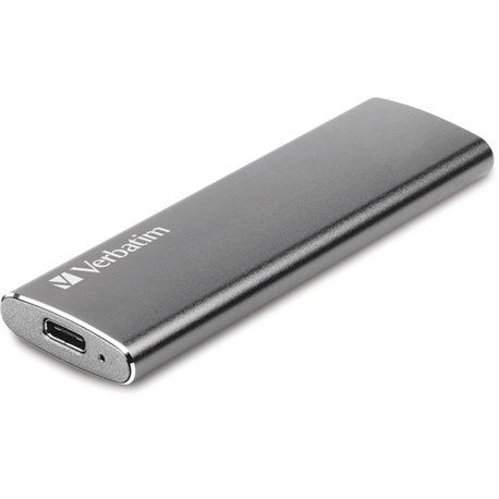 Verbatim 480GB Vx500 External SSD, USB 3.1 Gen 2 - Graphite - Notebook Device Supported - USB 3.1 Type C - 500 MB/s Maximum Read