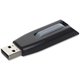 256GB Store 'n' Go V3 USB 3.2 Gen 1 Flash Drive - Gray - 256GB - Gray