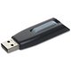 128GB Store 'n' Go V3 USB 3.2 Gen 1 Flash Drive - Gray - 128GB - Gray