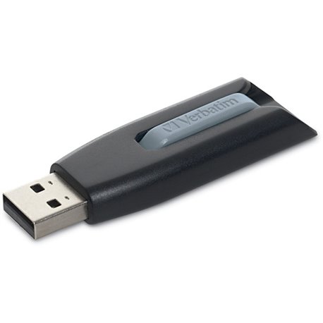 128GB Store 'n' Go V3 USB 3.2 Gen 1 Flash Drive - Gray - 128GB - Gray