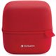 Verbatim Bluetooth Speaker System - Red - 100 Hz to 20 kHz - TrueWireless Stereo - Battery Rechargeable - 1 Pack