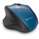 Verbatim Silent Ergonomic Wireless Blue LED Mouse - Dark Teal - Blue LED/Optical - Wireless - Radio Frequency - 2.40 GHz - Dark 