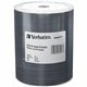 Verbatim 97016 DVD Recordable Media - DVD-R - 16x - 4.70 GB - 100 Pack Wrap - White - Inkjet Printable