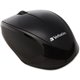 Verbatim Wireless Notebook Multi-Trac Blue LED Mouse - Black - Blue Optical - Wireless - Radio Frequency - Black - USB 2.0 - Scr