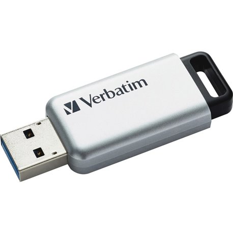 Verbatim Store 'n' Go Secure Pro USB 3.0 Drive - 16 GB - USB 3.0 - 100 MB/s Read Speed - 20 MB/s Write Speed - 256-bit AES - Lif