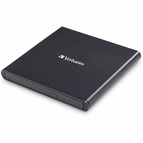 External Slimline CD/DVD Writer - DVD&177R/&177RW Support/24x CD Rewrite/8x DVD Rewrite - M-DISC Ready - Double-layer Media Supp