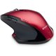 Verbatim Wireless Desktop 8-Button Deluxe Blue LED Mouse - Red - Blue LED/Optical - Wireless - Radio Frequency - Red - 1 - USB 1