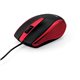 Verbatim Corded Notebook Optical Mouse - Red - Optical - Cable - Red - 1 - USB Type A - Scroll Wheel - 3 Button(s)