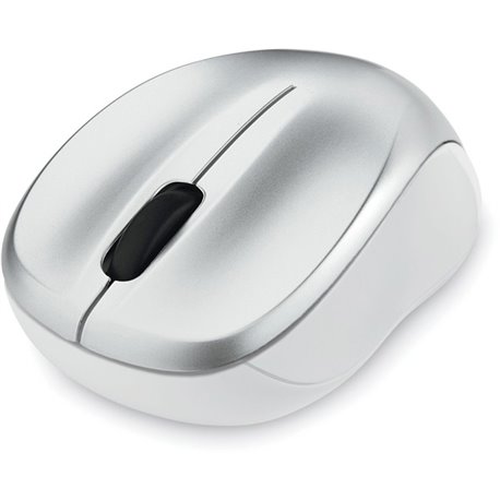 Verbatim Silent Wireless Blue LED Mouse - Silver - Blue LED/Optical - Wireless - Radio Frequency - Silver - 1 - USB Type A - Scr