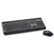 Verbatim Wireless Multimedia Keyboard and 6-Button Mouse Combo - Black - USB Type A Wireless RF - Black - USB Type A Wireless RF