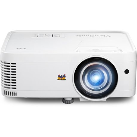 ViewSonic LS550WH 3000 Lumens WXGA Short Throw LED Projector, Auto Power Off, 360-Degree Orientation for Business and Education 