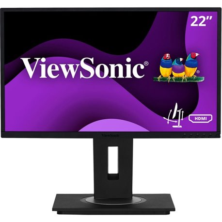 ViewSonic VG2248 22 Inch IPS 1080p Ergonomic Monitor with HDMI DisplayPort USB and 40 Degree Tilt for Home and Office - Ergonomi