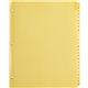 Business Source A-Z Clear Plastic Tab Index Dividers - Printed Tab(s) - Character - A-Z - 25 Tab(s)/Set - 8.5" Divider Width x 1