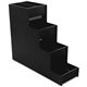 Vertiflex Narrow Condiment Organizer - 8 Compartment(s) - 4 Divider(s) - 15.9" Height x 6" Width x 19" Depth - Black - 1 Each