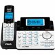 VTech DS6151 DECT 6.0 Cordless Phone - Silver - 2 x Phone Line - Speakerphone - Answering Machine - Hearing Aid Compatible - Bac