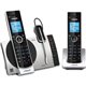 VTech Connect to Cell DS6771-3 DECT 6.0 Cordless Phone - Black, Silver - Cordless - Corded - 1 x Phone Line - 2 x Handset - Spea