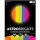 Astrobrights Color Card Stock "Happy" , 5 Assorted Colours - Letter - 8 1/2" x 11" - 65 lb Basis Weight - 250 / Pack - Acid-free