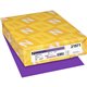 Astrobrights Color Cover Stock - Grape - Letter - 8 1/2" x 11" - 65 lb Basis Weight - 250 / Pack - Acid-free, Lignin-free - Grav