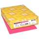 Astrobrights Color Paper - Pink - Letter - 8 1/2" x 11" - 24 lb Basis Weight - Smooth - 500 / Ream - Acid-free, Lignin-free, Chl