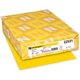 Astrobrights Color Paper - Yellow - Letter - 8 1/2" x 11" - 24 lb Basis Weight - 500 / Ream - Heavyweight, Acid-free, Lignin-fre