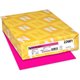 Astrobrights Color Paper - Fuchsia - Letter - 8 1/2" x 11" - 24 lb Basis Weight - Smooth - 500 / Ream - Acid-free, Lignin-free, 