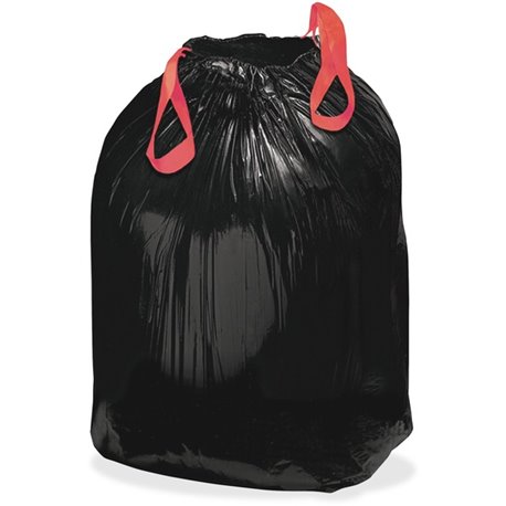 Berry Drawstring Trash Liners - Medium Size - 33 gal Capacity - 33.50" Width x 38" Length - 1.20 mil (30 Micron) Thickness - Dra