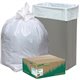 Earthsense Heavy-Duty Reclaim Recycled White Can Liners - Small Size - 13 gal Capacity - 24" Width x 33" Length - 0.87 mil (22 M