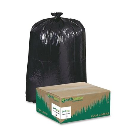 Berry Reclaim Heavy-Duty Recycled Can Liners - Medium Size - 33 gal Capacity - 33" Width x 39" Length - 1.25 mil (32 Micron) Thi