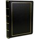 Wilson Jones Minute Book - 125 Sheet(s) - 28 lb - Sewn Bound - Letter - 8.50" x 11" Sheet Size - Black Cover - 1 Each