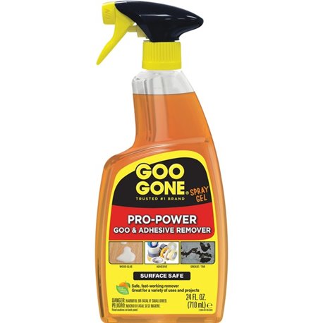 Goo Gone Spray Gel - 24 fl oz - For Tar, Glue, Caulk, Sealant, Tree Sap, Wet Paint, Asphalt, Ink, Marker Soot, Grease, Oil - Ora