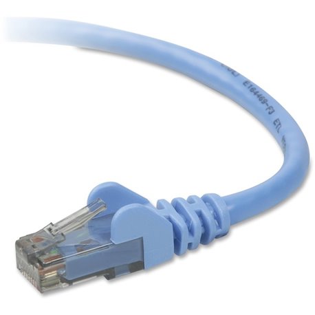 Belkin 5ft Cat6 Premium Snagless Patch Cable RJ45 M/M Blue - patch cable - ethernet - 5 ft - blue - RJ-45 Male Network - RJ-45 M