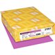 Astrobrights Color Cover Stock - Orchid - Letter - 8 1/2" x 11" - 65 lb Basis Weight - 250 / Pack - Acid-free, Lignin-free - Out