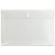 Business Source Legal File Pocket - 8 1/2" x 14" - 1" Expansion - Clear - 1 Each