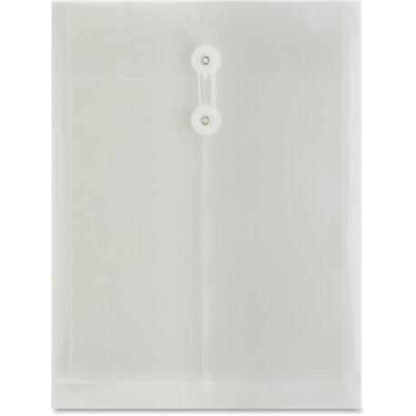 Business Source String Closure Top-open Poly Envelope - Inter-department - 10" Width x 13" Length - String/Button - 1 Each - Cle