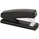 Business Source Half-strip Stapler - 20 Sheets Capacity - 105 Staple Capacity - Half Strip - 1 Each - Black - Plastic