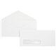 Business Source No. 10 Diagonal Seam Window Envelopes - Single Window - 10 - 4 1/8" Width x 9 1/2" Length - 24 lb - Gummed - Wov