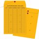 Business Source Ruled Interdepartmental Envelopes - Inter-department - 32 - 10" Width x 13" Length - 32 lb - String/Button - Kra