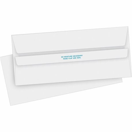 Business Source No. 10 Self-seal Invoice Envelopes - Business - 10 - 4 1/8" Width x 9 1/2" Length - 24 lb - Self-sealing - 500 /