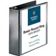 Business Source Round-ring View Binder - 3" Binder Capacity - Letter - 8 1/2" x 11" Sheet Size - 625 Sheet Capacity - Round Ring