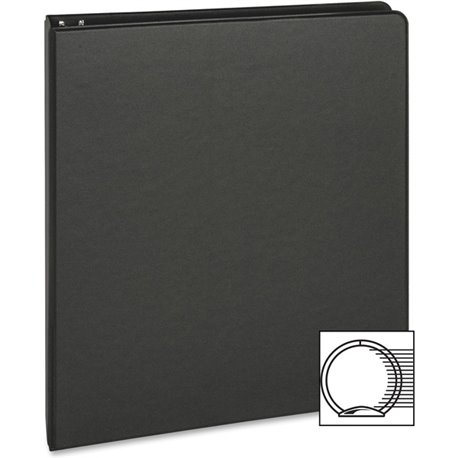 Business Source Basic Round-ring Binder - 1" Binder Capacity - Letter - 8 1/2" x 11" Sheet Size - 3 x Round Ring Fastener(s) - I