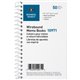 Business Source Side Wirebound Ruled Memo Book - 50 Sheet(s) - Wire Bound - 3" x 5" Sheet Size - White - 1 Dozen